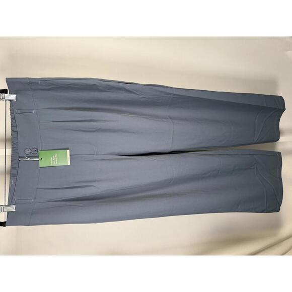 NWT Halara Flex High Waisted Zipper Pocket Shirred Straight Leg Work Pants XL - Picture 5 of 10